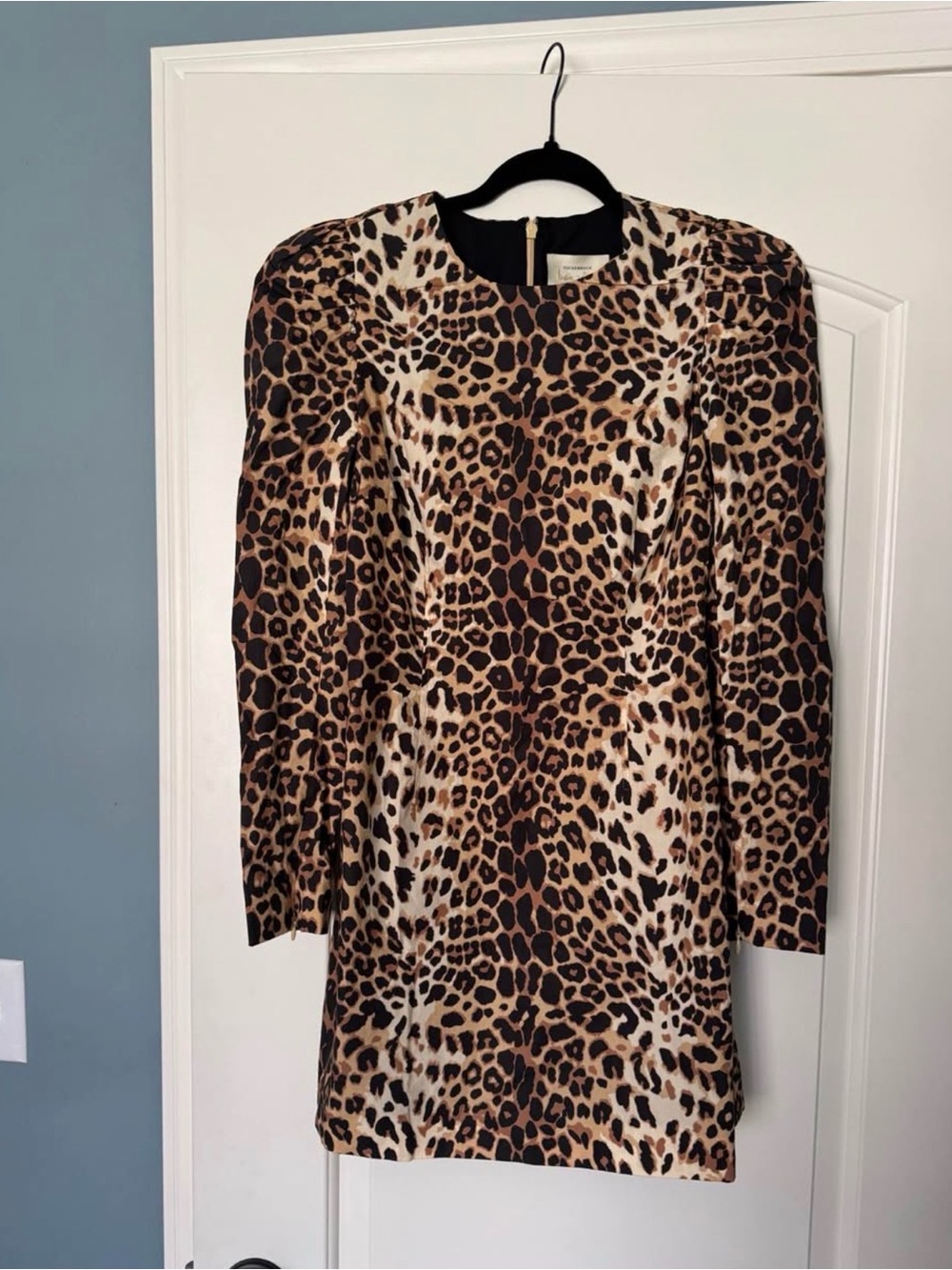 NWT Tuckernuck Leopard Print Long Sleeve Shift Dress